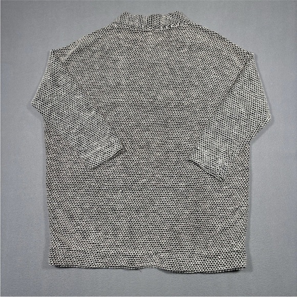 Marine Layer Cardigan Sweater Women’s Large White & Black Long Sleeve Pockets - Picture 8 of 9
